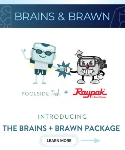 Brains + Brawn Package | Poolside Attendant and RayPak Avia Gas Heater