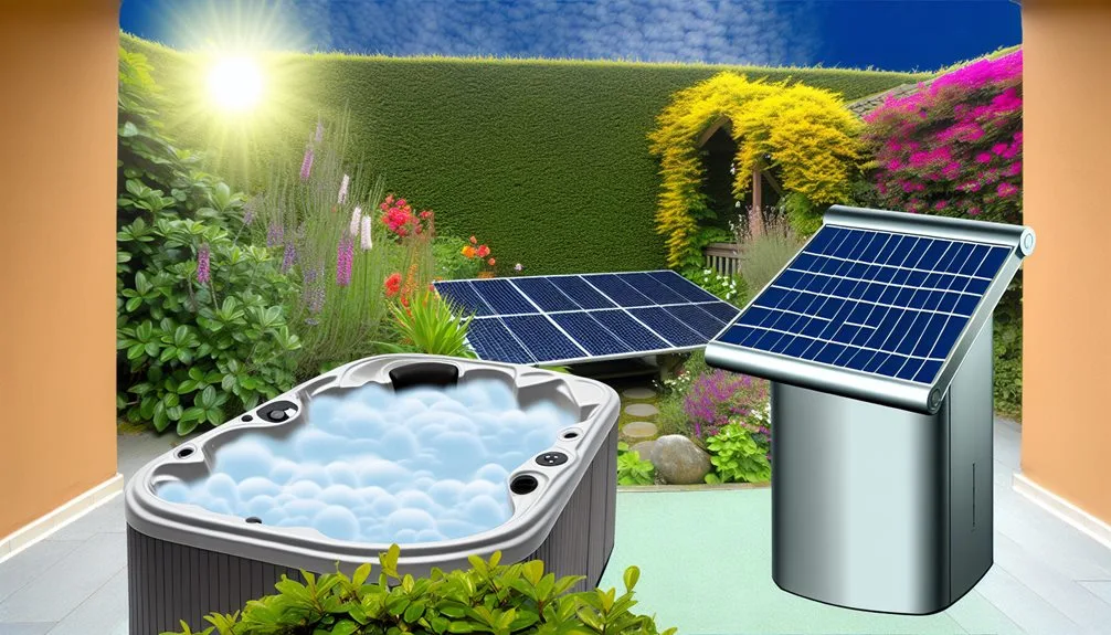 Solar Hot Tub Heater
