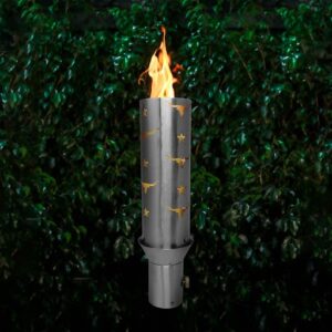 BULL & STAR FIRE TORCH Stainless Steel | OPT-TT29M