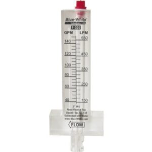 Blue White Industries F-30150P 1.5″ PVC 10-70GPM Top Mount Flow Meter