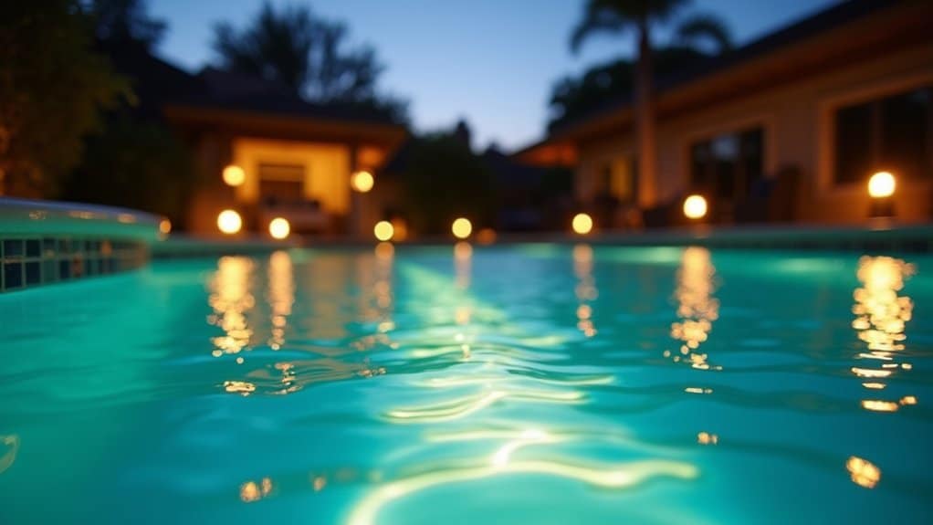 bug deterring energy efficient pool lights