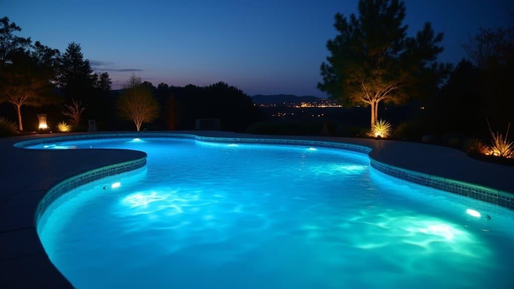 energy efficient in ground pool lights
