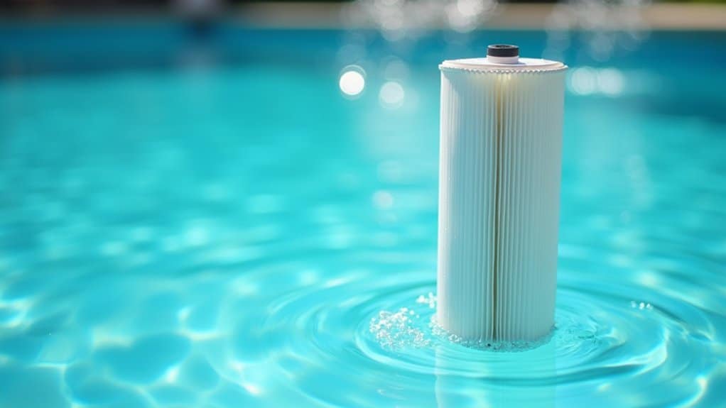 maintaining pool filter ensures clean water