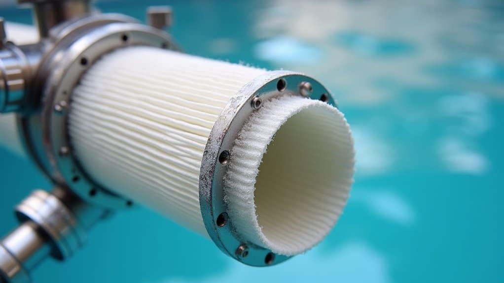 micron level filtration through de powder