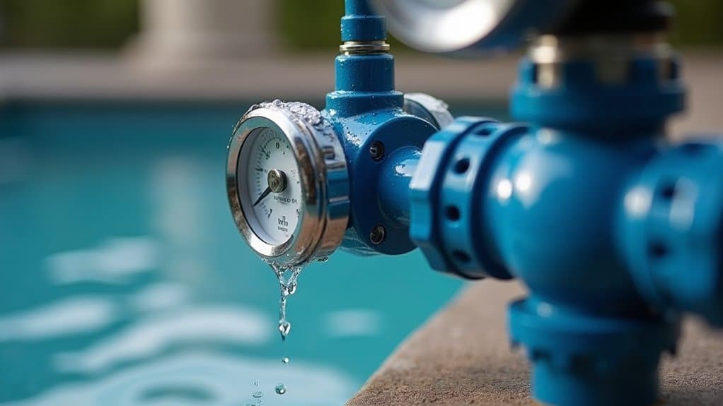 pool filter leakage repair