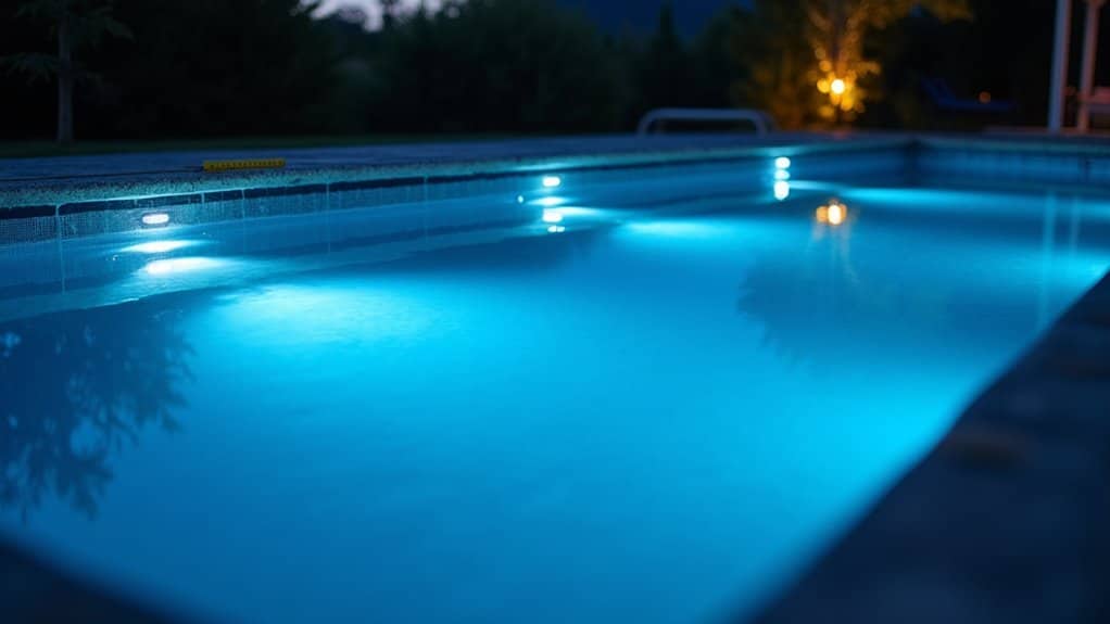 pool lighting requirements calculated