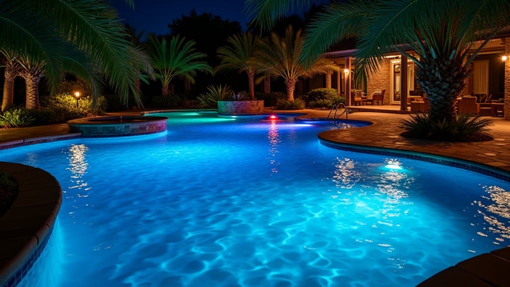 pool lighting safety enjoyment