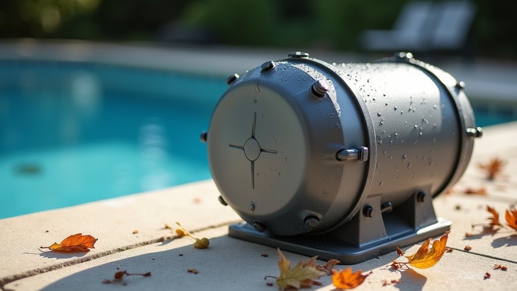 protecting outdoor pool equipment from harm