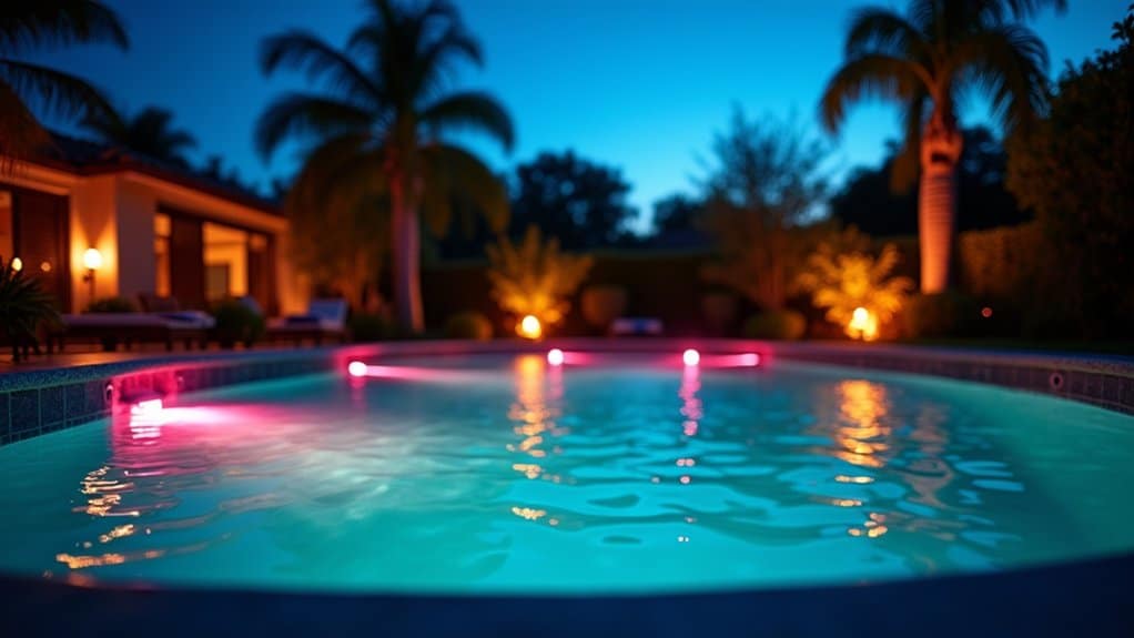 warm cozy bug repelling safe pool lighting