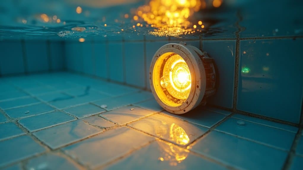 flickering pool light troubleshooting