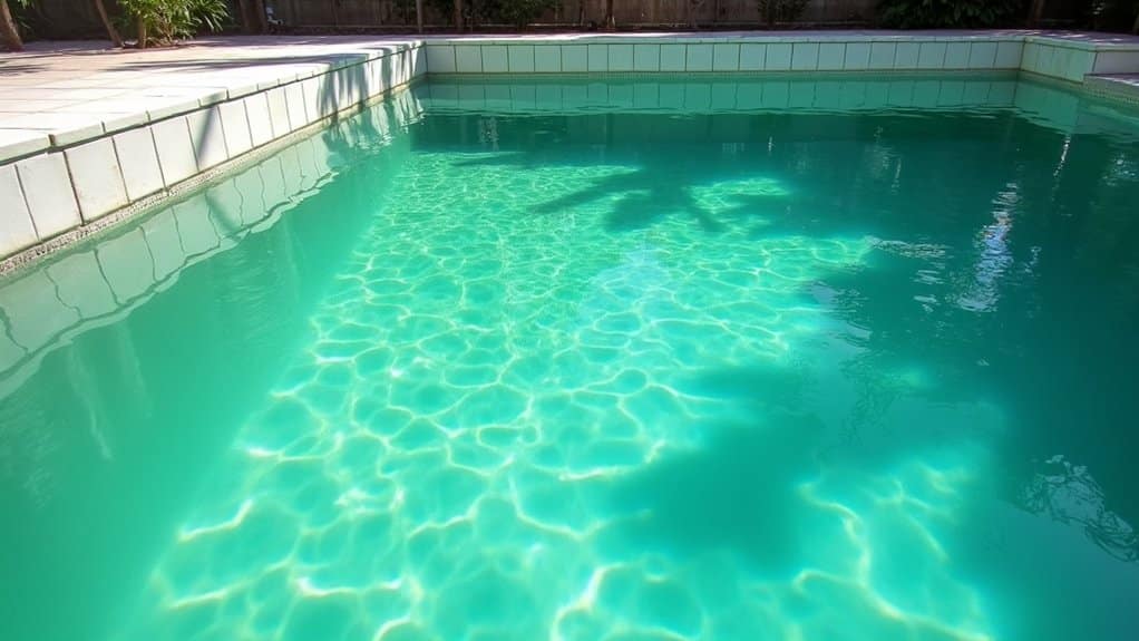 green pool water causes