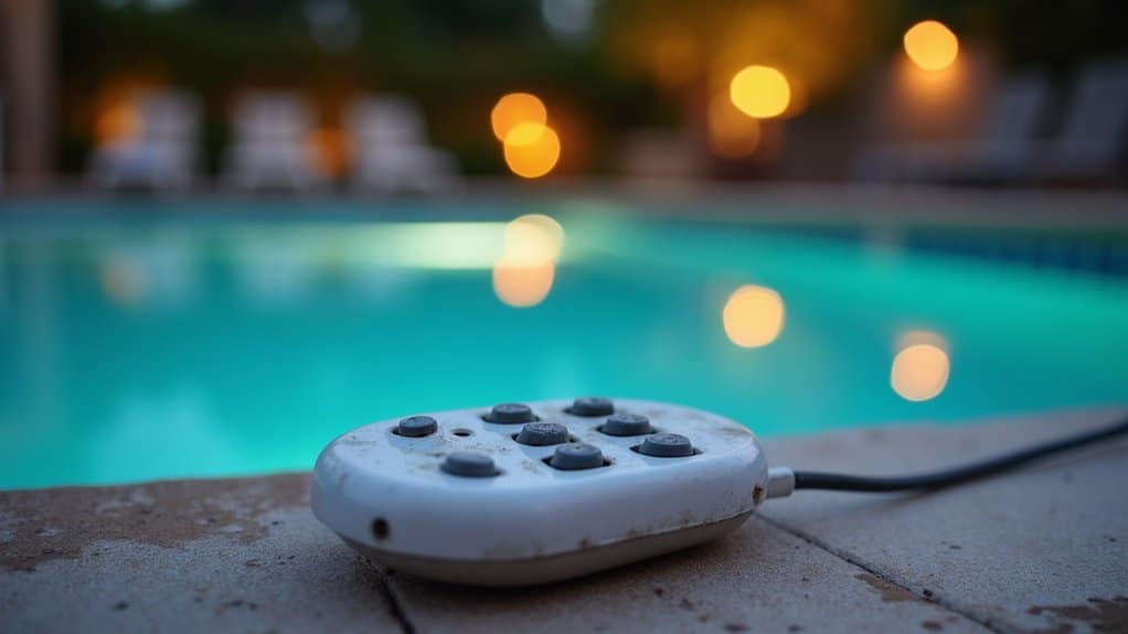 troubleshooting pool light remote