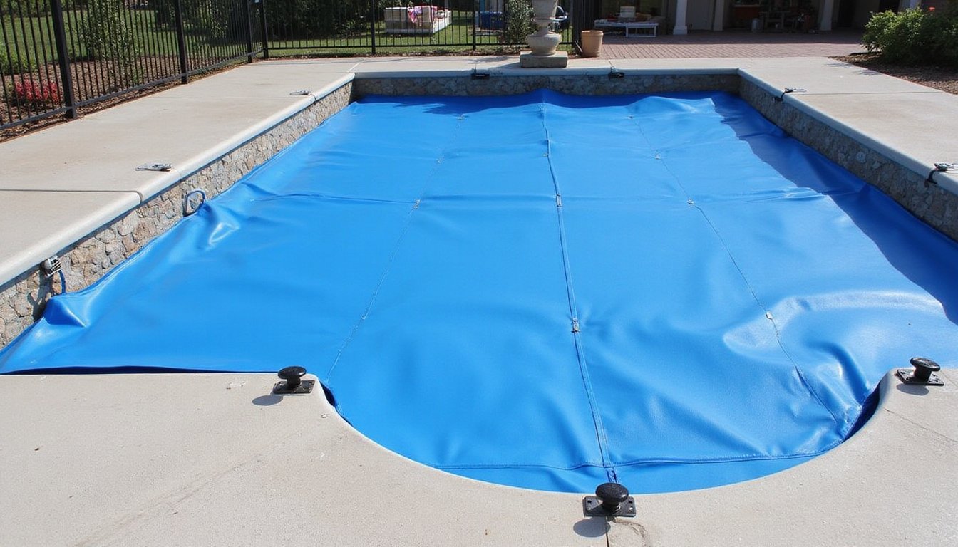 winter pool cover protection