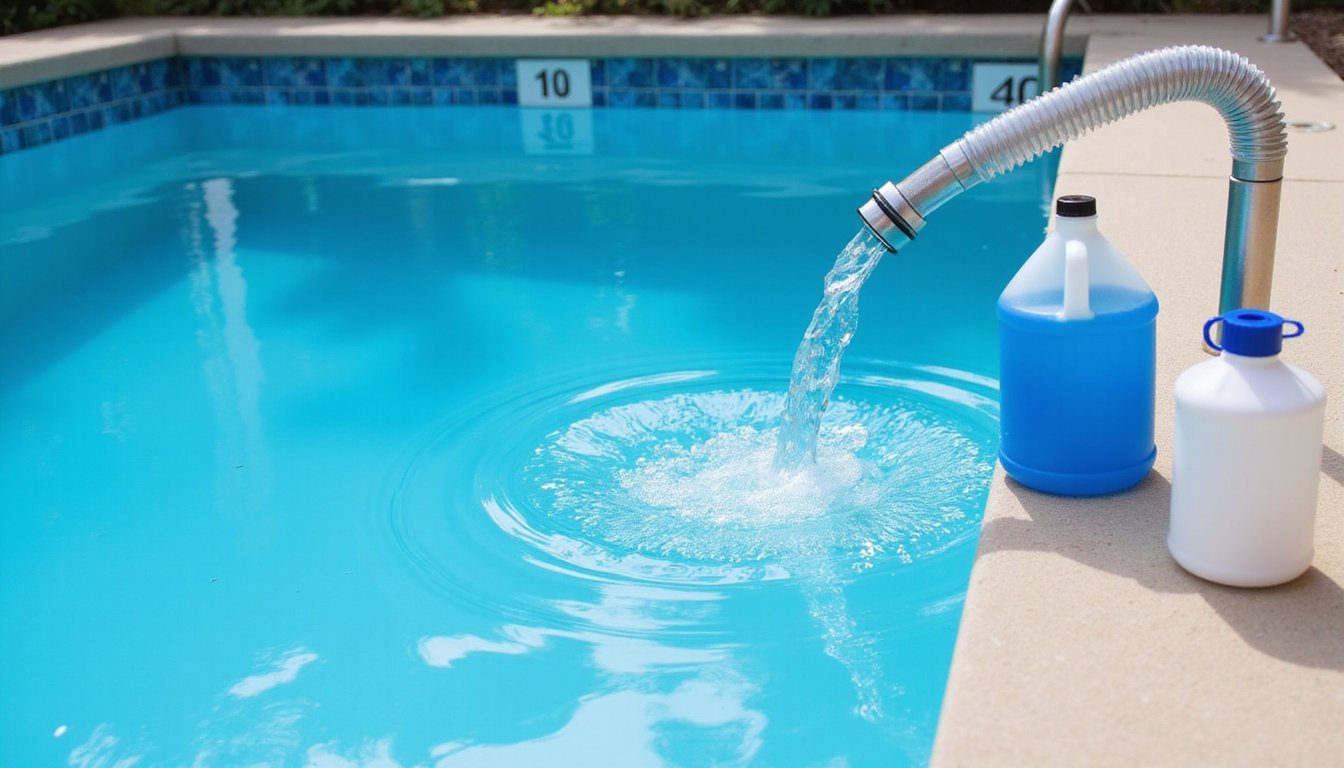 partial drain and refill method