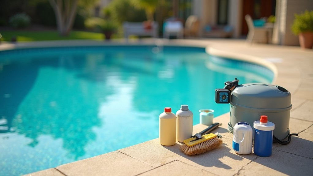 year round saltwater pool care