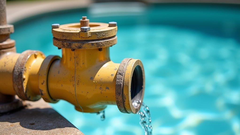 backflow after pump shutdown
