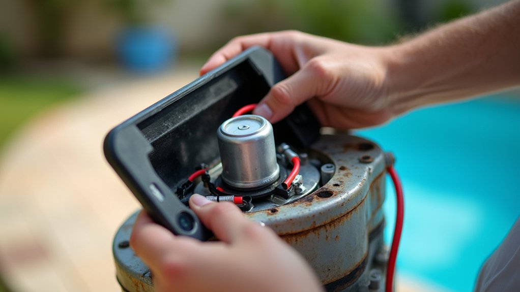 photograph capacitor wiring first