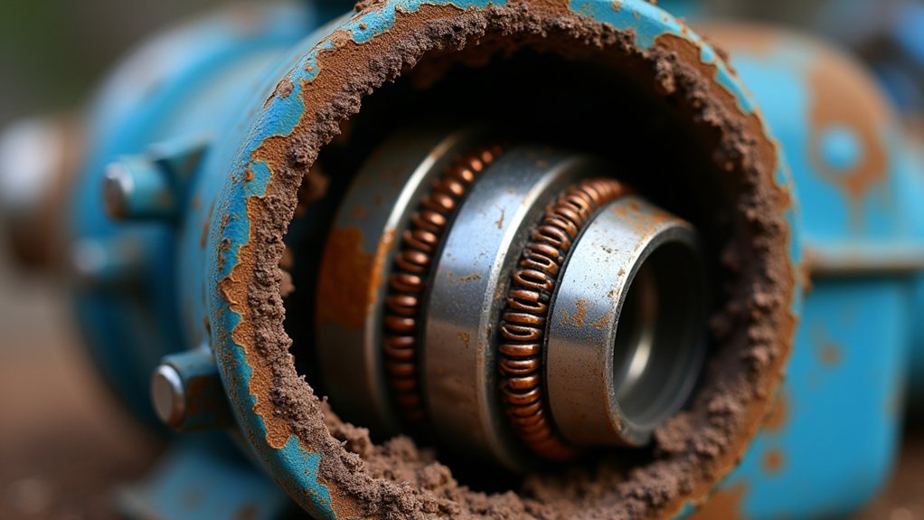 worn motor bearings grinding