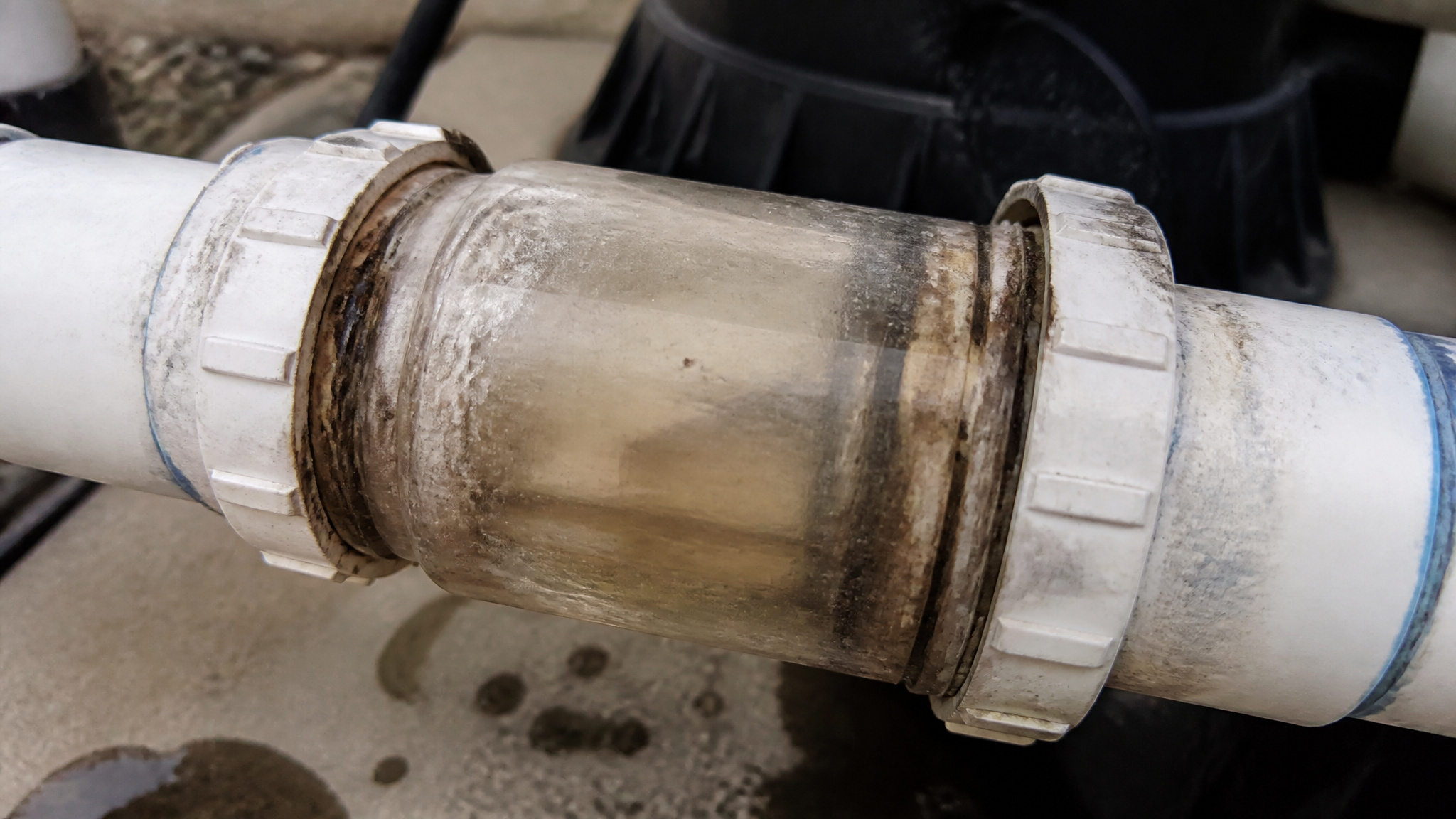 replace worn pool check valve