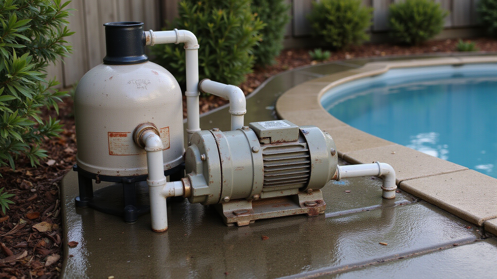 loud grinding pool pump noise
