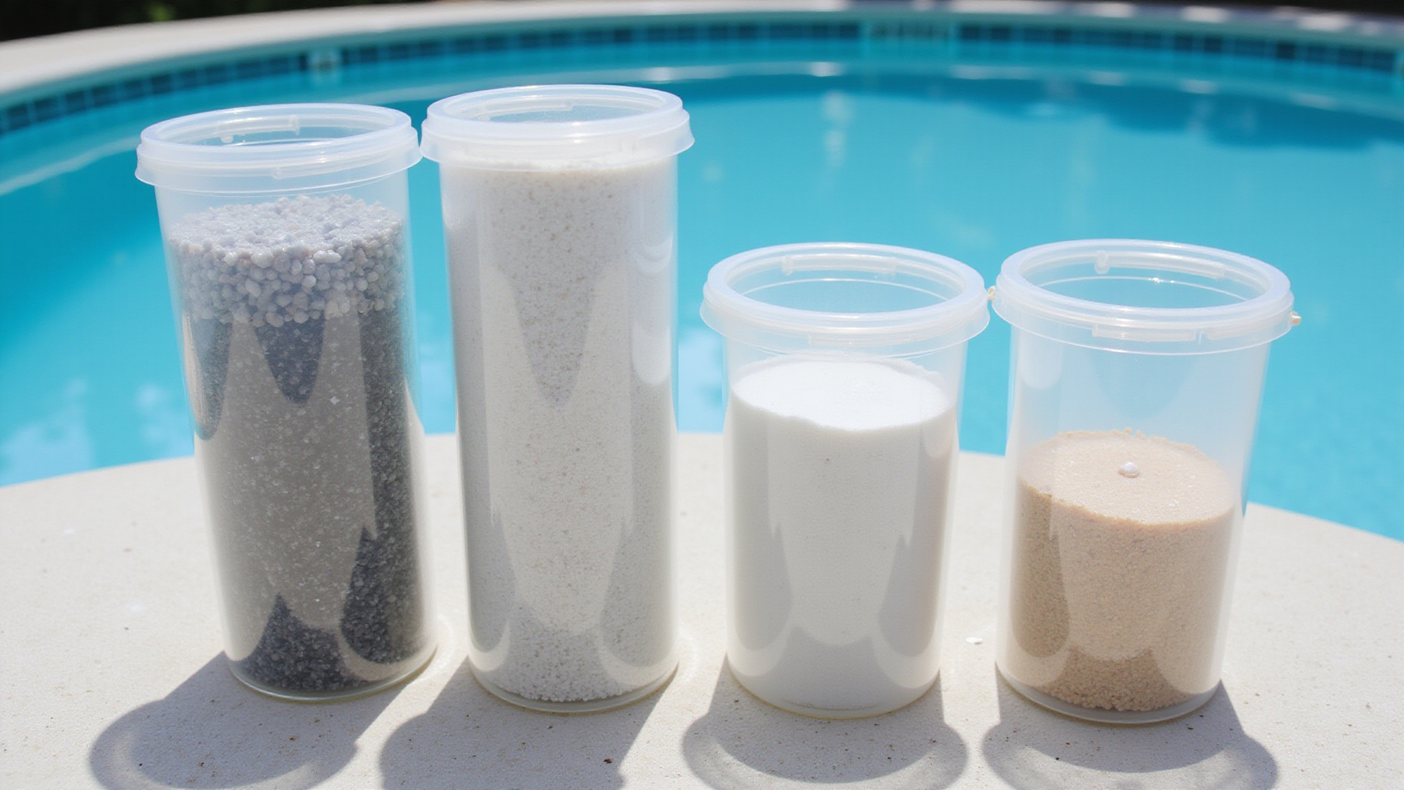 zeolite improves pool clarity