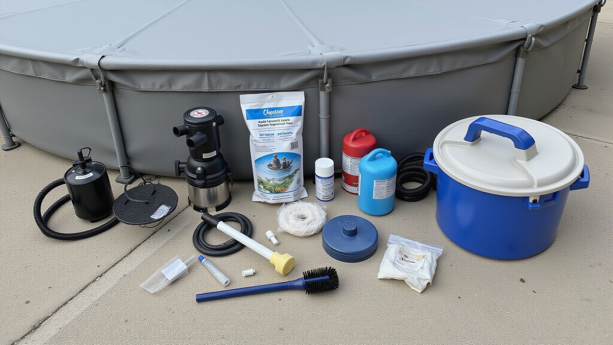 pool opening supply checklist