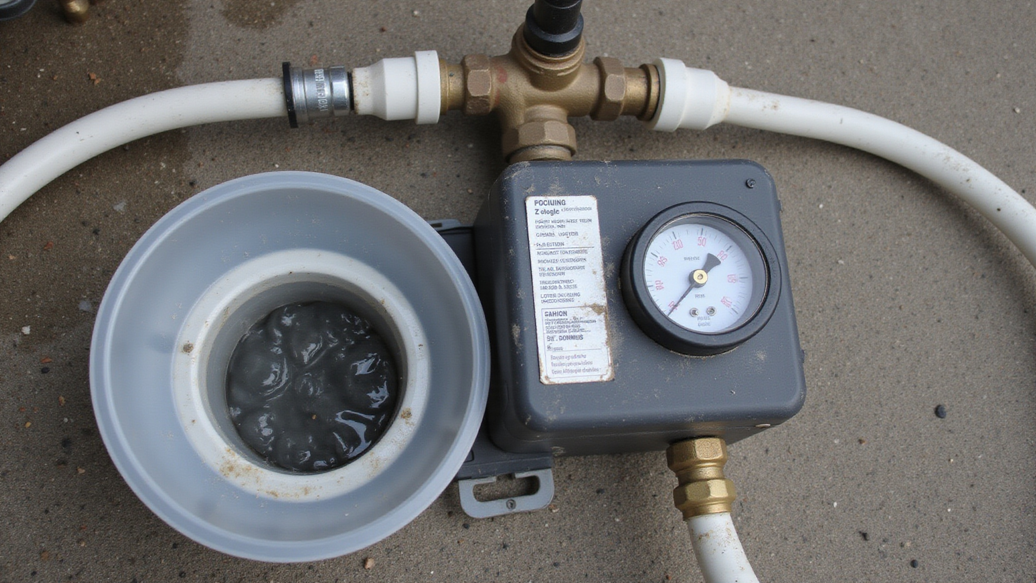 sand filter pressure warning