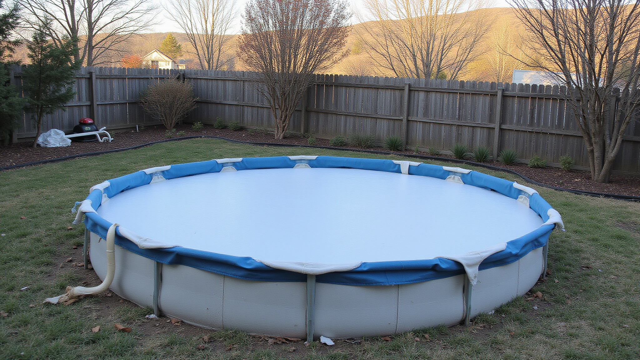 winterize above ground pool safely