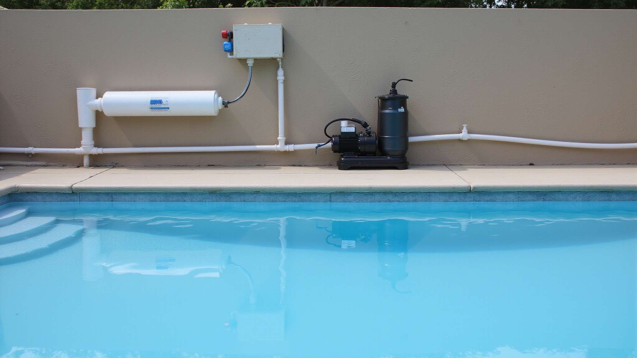 backyard pool uv light worthing